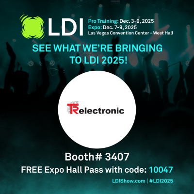 TR Electronic Showcases Safety Encoders for Event Technology at LDI 2025